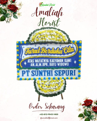 Papan Bunga Duka di Aur Mulio