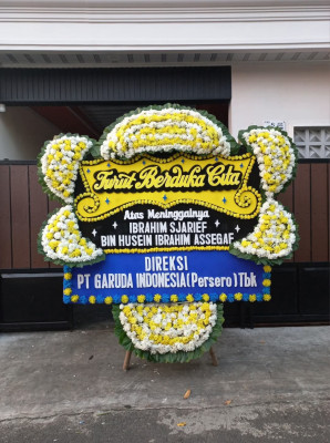 Papan Bunga Duka di Aur Mulio