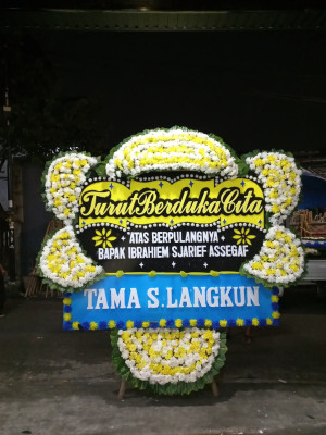 Papan Bunga Duka di Aur Mulio
