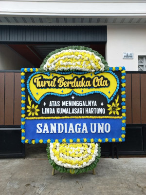 Papan Bunga Duka di Aur Mulio